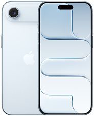 iPhone Air en bleu ciel