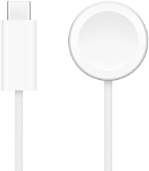 Φορτιστής USB‑C δίπλα στο Μαγνητικό καλώδιο γρήγορης φόρτισης του Apple Watch