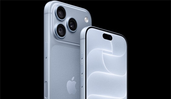 Du sidabro spalvos „iPhone 18 Pro“, priekis, galas ir šonas, dėmesys sutelktas į „Ceramic Shield 2“