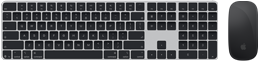 „Magic Keyboard“ su „Touch ID“ ir „Magic Mouse“ vaizdas iš viršaus