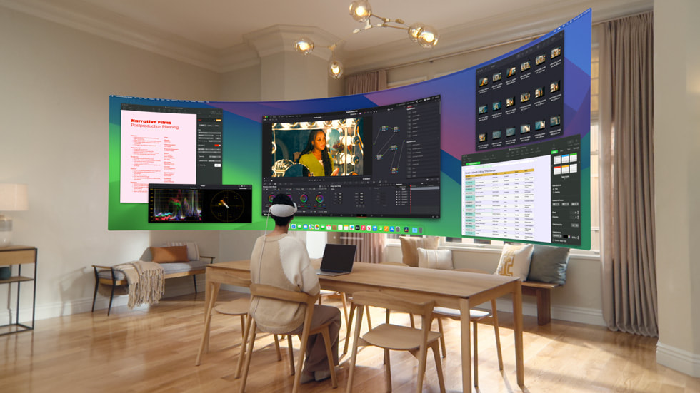 The new larger Mac Virtual Display in visionOS 2.