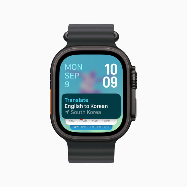 Udoskonalony Stos inteligentny pokazany na Apple Watch Ultra 2.