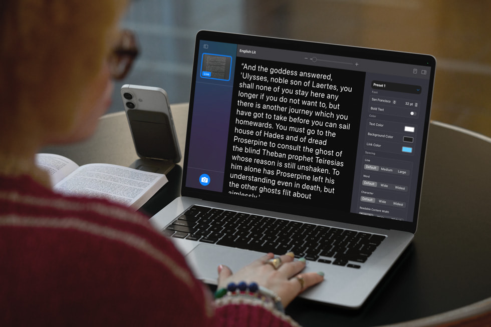 The Magnifier app is shown on Mac.