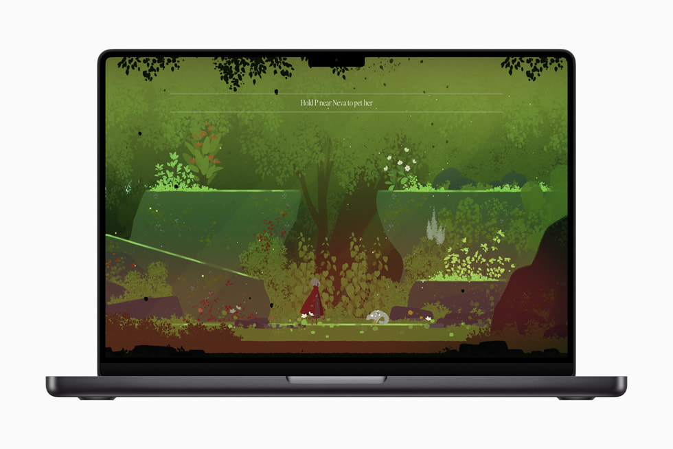 Neva displayed on MacBook Pro.