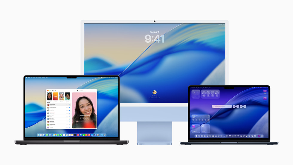MacBook Pro de 16, iMac, MacBook Air de 13 inchi.