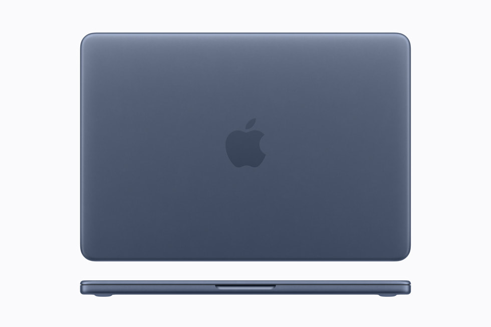 MacBook Neo in indigo.