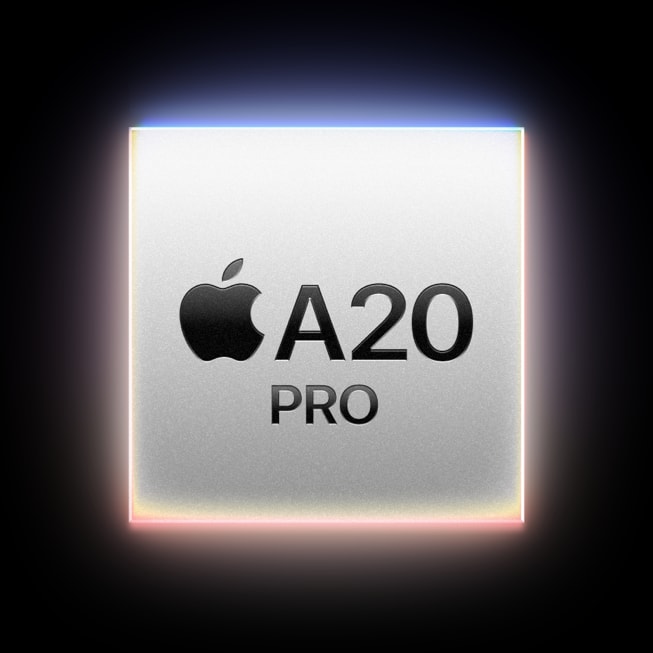 El logo del chip A20 Pro.
