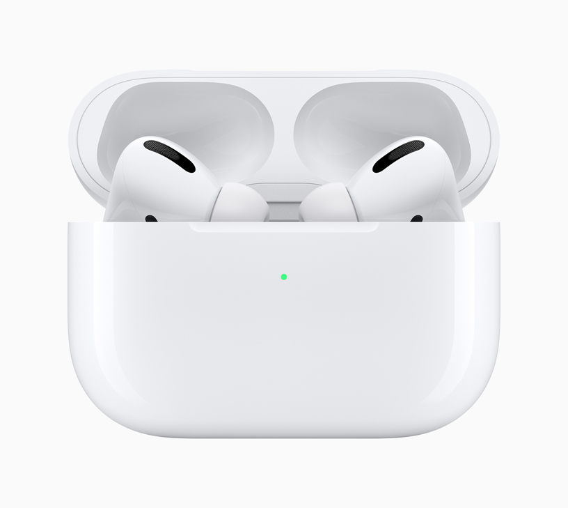 AirPods Pro with charging case.