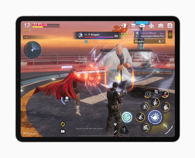 A scene from “MARVEL Future Revolution,” from Netmarble Corporation.