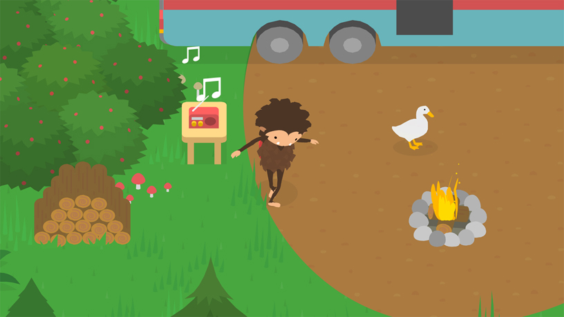 Screenshot of RAC7’s “Sneaky Sasquatch.”