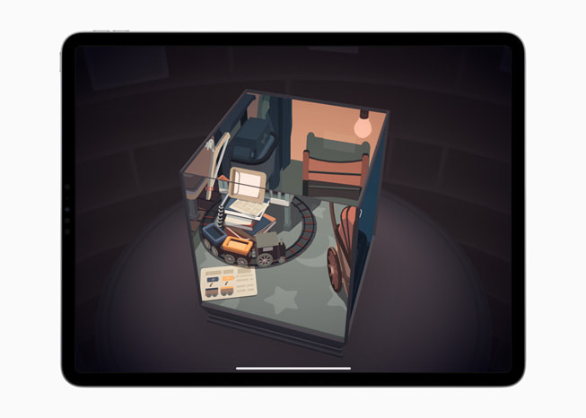 Une capture d’écran de Moncage, jeu iPad de l’année.