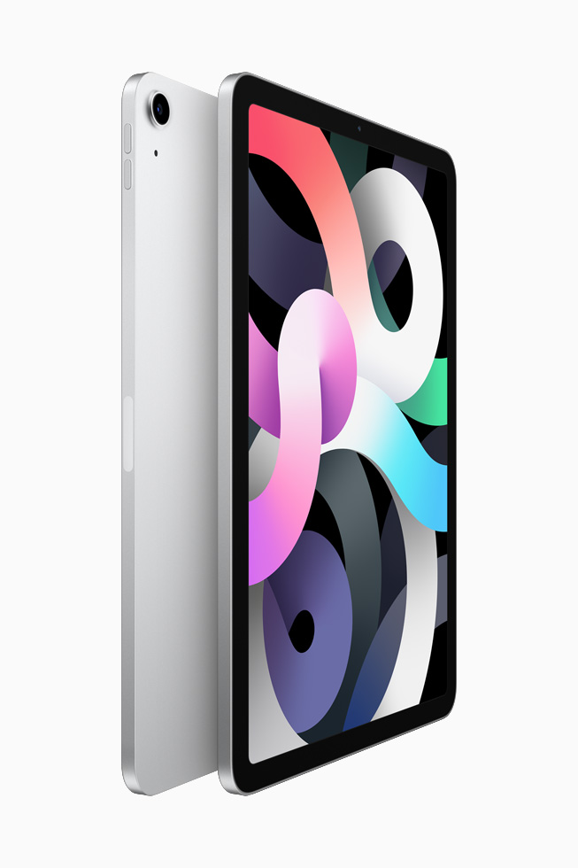 Dos iPad Air contrapuestos en color plata.