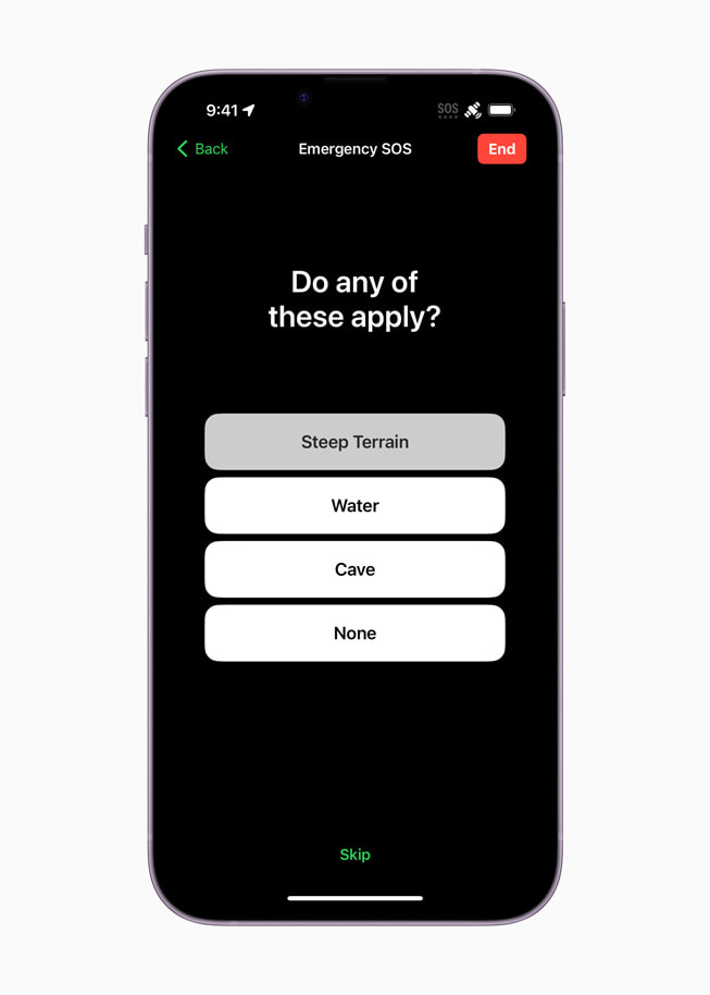 An iPhone screen asks the user “Do any of these apply?”