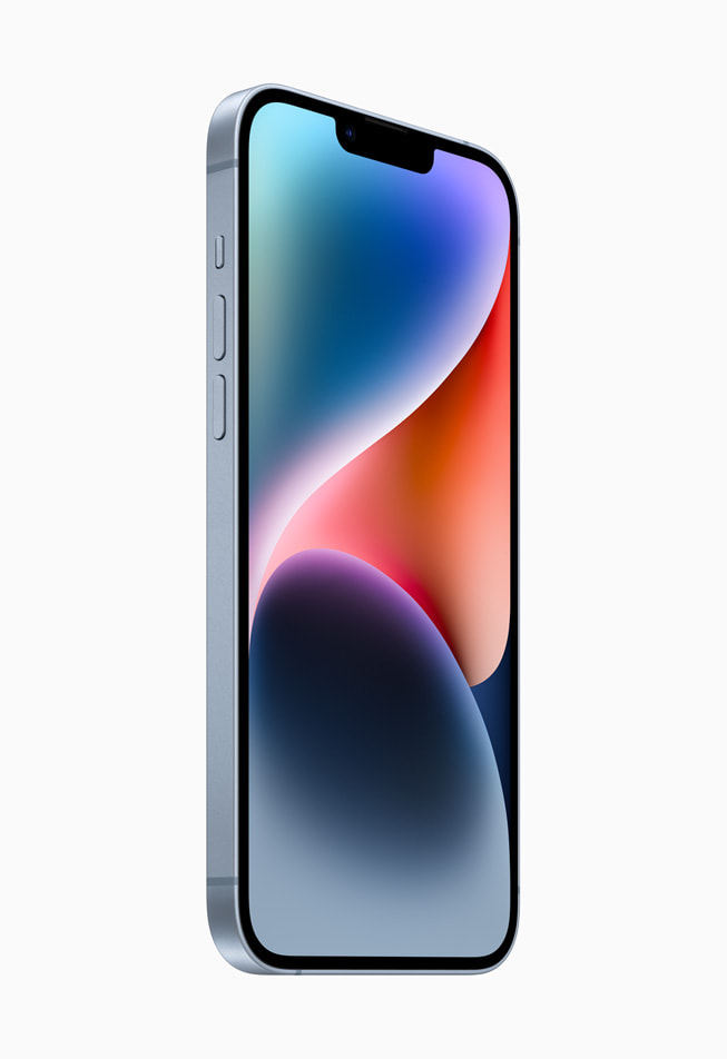 iPhone 14 Plus is shown in blue.