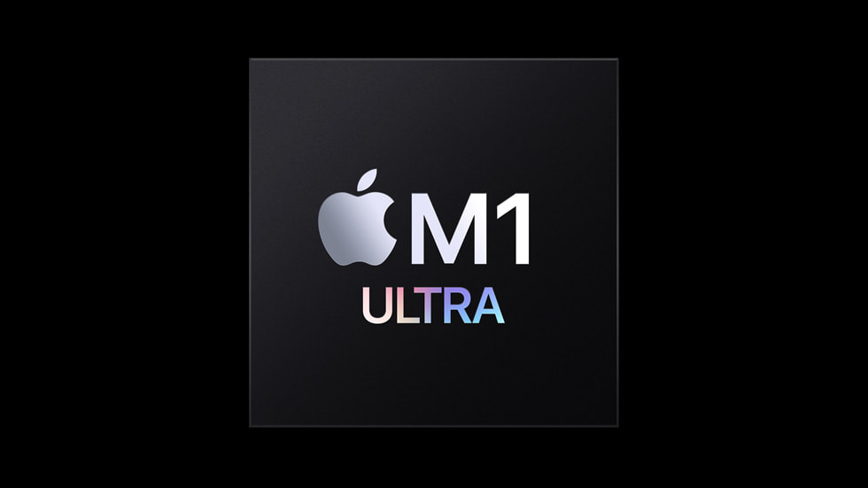 The new M1 Ultra chip.