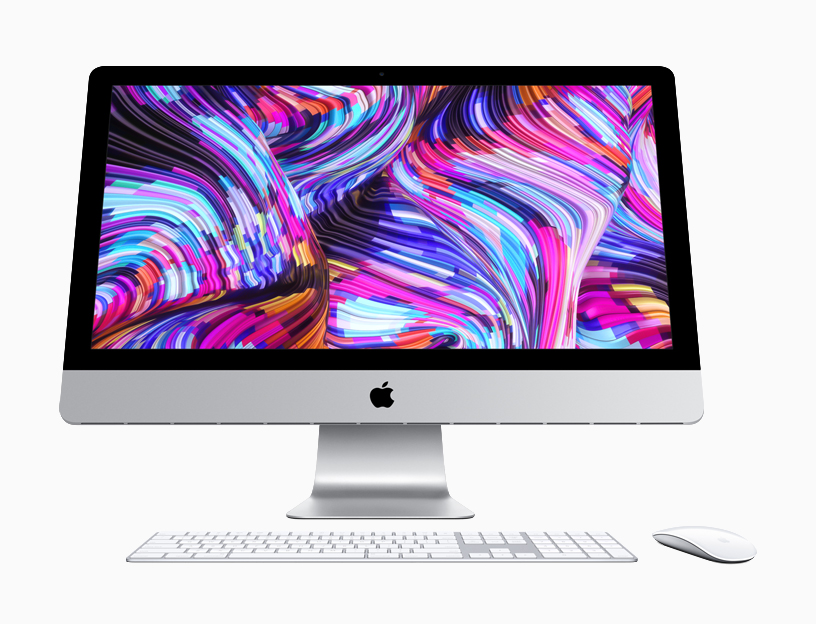 New iMac with Magic Keyboard and Magic Mouse.