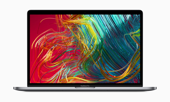 MacBook Pro display.