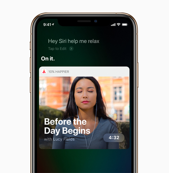 iPhone showing screen with Siri Shortcut for Streaks.