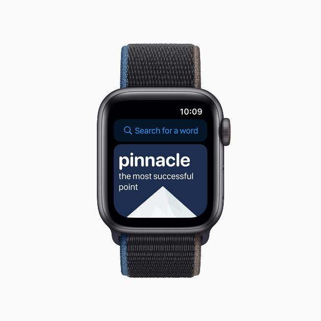 Apple Watch 上的 LookUp: English Dictionary 兒童 app。