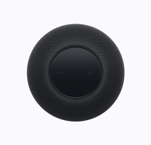 HomePod, Midnight colour, top exterior