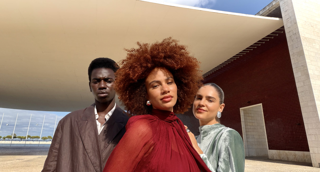 iPhone Air camera app, Center Stage feature for photos with a Selfie of three people