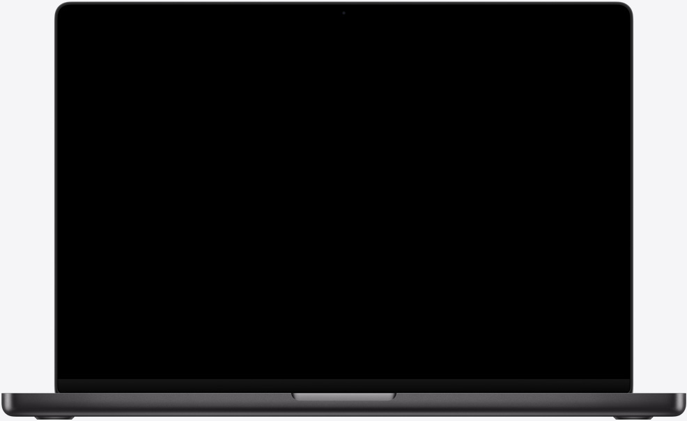 Mail uygulaması açık olan 13 inç MacBook Pro, MacBook Pro ekranına yansıtılmış iPhone ekranı